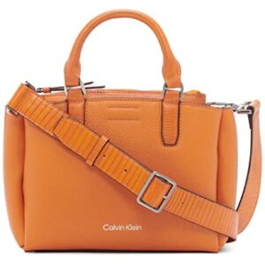 Calvin Klein Rita 2 in 1 Organizaional Mini Bag Crossbody, Flame Orange