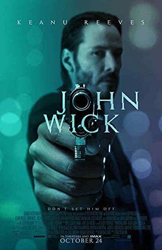 John Wick Poster Print Wall Art Movie Poster Print Wall Art, 11x17 (28x43cm)