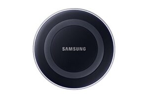 samsung qi certified wireless charging pad with 2a wall charger- supports wireless charging on qi compatible smartphones including the samsung galaxy s8, s8+, note 8, apple iphone 8, iphone 8 plus, and iphone x (us version) – black sapphire