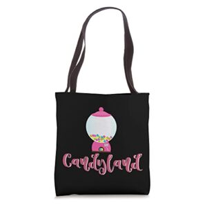 candyland cute for girls women fantasy kids apparel tote bag