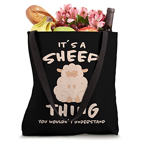 Its A Sheep Thing Sheep Farmer's House Sheep Lamb Sheep Tote Bag