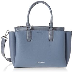 calvin klein rita 2 in 1 organizaional satchel, flint stone