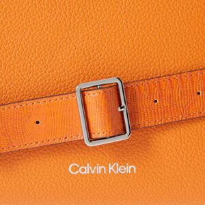 Calvin Klein Rita 2 in 1 Organizaional Satchel, Flame Orange