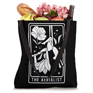 Aerialist Floral Acrobatics Dancer Aerial Silk Circus Sports Tote Bag