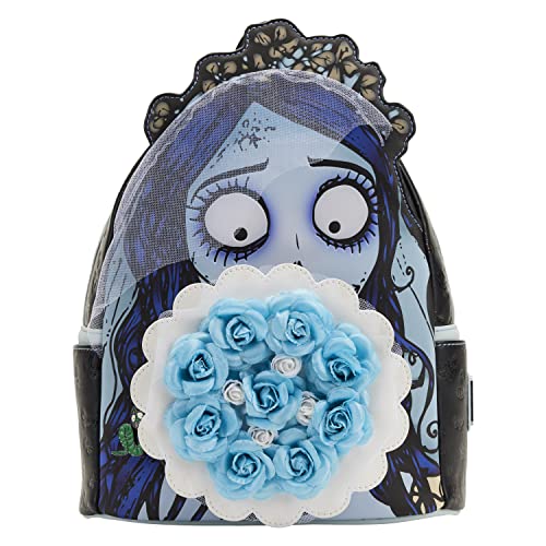 Loungefly Corpse Bride Emily Bouquet Womens Double Strap Shoulder Bag Purse