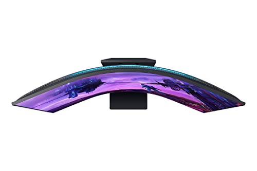 SAMSUNG Odyssey Ark 55-Inch Curved Gaming Screen, 4K UHD 165Hz 1ms (GTG) Quantum Mini-LED Gamer Monitor w/Cockpit Mode, Sound Dome Technology, Multi View, HDR10+ (S55BG970NN) 2022