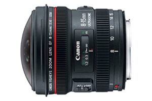 canon ef 8-15mm f/4l fisheye usm ultra-wide zoom lens for canon eos slr cameras