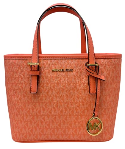 Michael Kors XS Carry All Jet Set Travel Womens Tote (grapefruit multi)