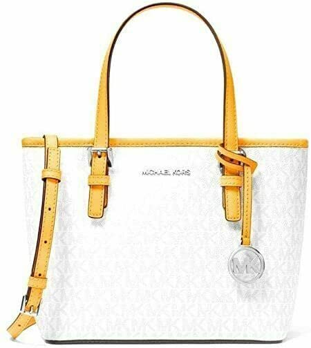 Michael Kors XS Carry All Jet Set Travel Womens Tote (grapefruit multi)