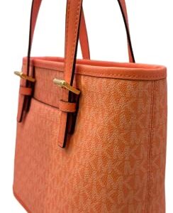 Michael Kors XS Carry All Jet Set Travel Womens Tote (grapefruit multi)