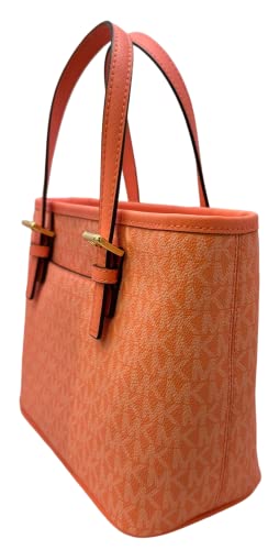 Michael Kors XS Carry All Jet Set Travel Womens Tote (grapefruit multi)