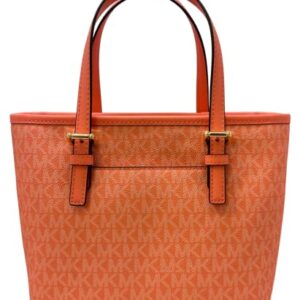 Michael Kors XS Carry All Jet Set Travel Womens Tote (grapefruit multi)