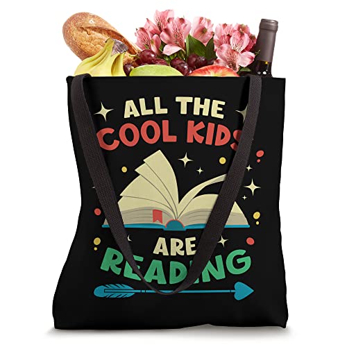 All The Cool Kids Are Reading Vintage Book Son Daughter Tote Bag