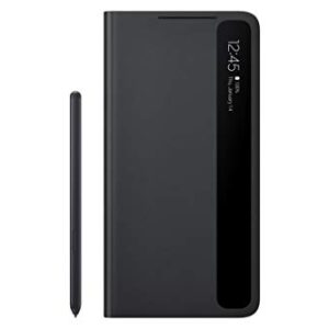 Samsung Galaxy S21 Ultra S-View Flip Case with S-Pen Bundle - Black (US Version)