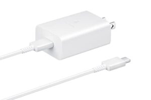 samsung 15w wall charger type c (usb-c cable included), white