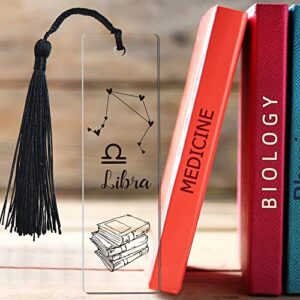 Libra Constellation Inspirational Bookmark Gifts for Women Funny Bookmarks for Libra Constellation Girl Bookworm Sister Daughter Book Friend Sister Gifts Friendship Gifts