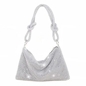 vodiu rhinestone purse crystal evening clutch bag for women glitter handbag shiny shoulder bags tote