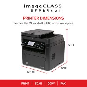 Canon imageCLASS MF269dw II - All in One, Wireless, Duplex Laser Printer