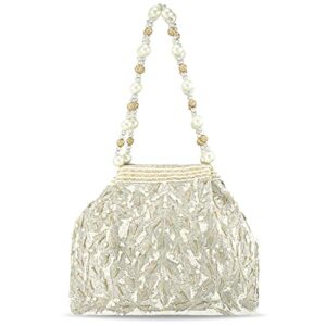 Aheli Potli Bags for Women Evening Bag Clutch Ethnic Bride Purse with Drawstring (P65W)