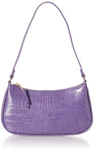 the drop women’s melanie small shoulder bag, dark purple, one size
