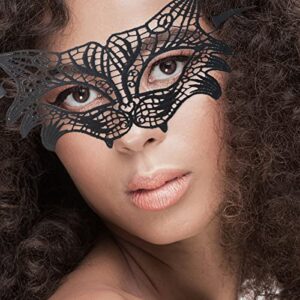 TIHOOD 44PCS Lace Mask Masquerade Venetian Eyemask Halloween Sexy Woman Lace Mask for Halloween Masquerade Carnival Party Costume Ball