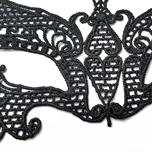 TIHOOD 30PCS Lace Mask Masquerade Venetian Eyemask Halloween Sexy Woman Lace Mask for Halloween Masquerade Carnival Party Costume Ball