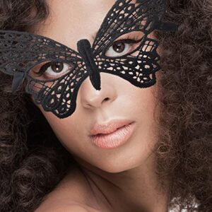 TIHOOD 30PCS Lace Mask Masquerade Venetian Eyemask Halloween Sexy Woman Lace Mask for Halloween Masquerade Carnival Party Costume Ball