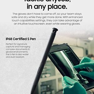 Samsung Galaxy Tab Active3 Enterprise Edition 8” Rugged Multi Purpose Tablet |128GB & WIFI & LTE (UNLOCKED) | Biometric Security (SM-T577UZKGN14), Black