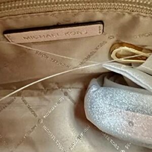 Michael Kors Jet Set Medium Logo Dome Satchel (Powder Blush)