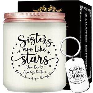maybeone sisters are like stars gifts – sisters gifts from sister – lavender scented candle gifts for sister – christmas, mother’s day, birthday gifts for sister from brother