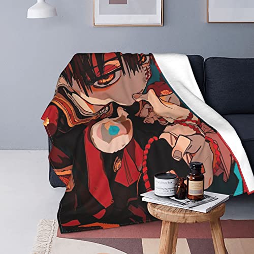 Anime Toilet Bound Hanako Kun Blanket Flannel Fleece Throw Soft Cozy All Season Blankets 50"X40"