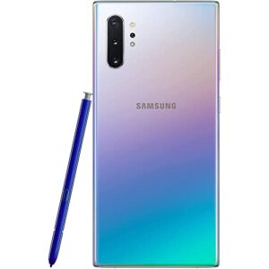 Samsung Galaxy Note 10+, 256GB, Aura Glow Silver - Fully Unlocked (Renewed)