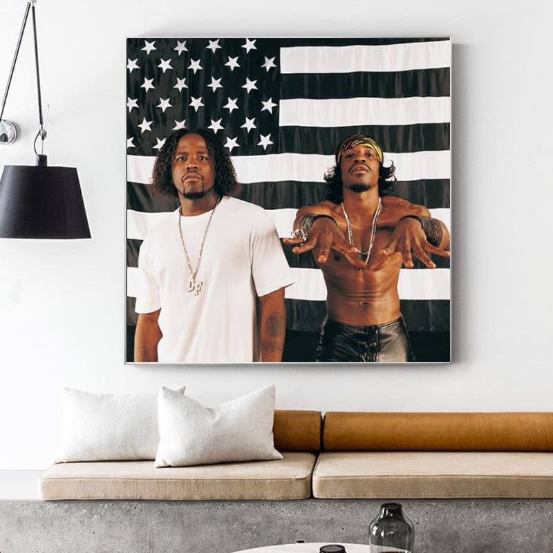 Outkast "Stankonia" Art Music Album Canvas Poster HD Print Home Wall Decor, 16x16 inches, unframed