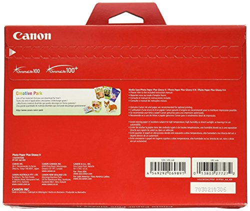 CanonInk Photo Paper Plus Glossy II 4" x 6" 400 Sheets (1432C007)