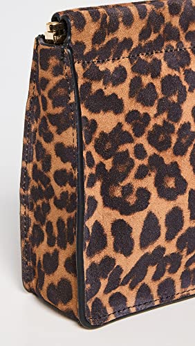 Jerome Dreyfuss Women's Clic Clac L Clutch, Leopard, Print, Brown, One Size