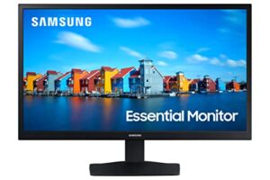 samsung s33a series 24-inch fhd 1080p computer monitor, hdmi, va panel, wideview screen, eye saver & game mode (ls24a336nhnxza), black