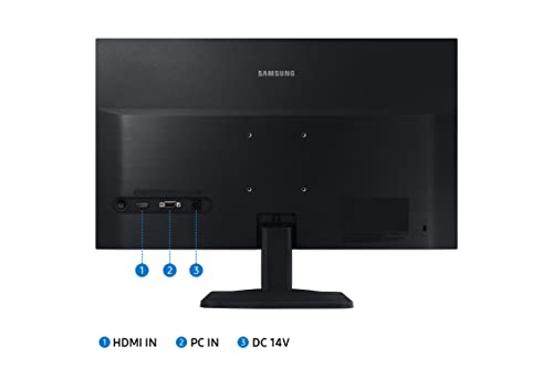 SAMSUNG S33A Series 24-Inch FHD 1080p Computer Monitor, HDMI, VA Panel, Wideview Screen, Eye Saver & Game Mode (LS24A336NHNXZA), Black