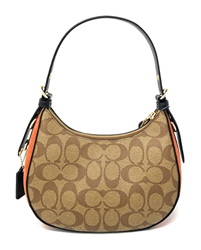 Coach Women's Kleo Hobo (Signature Canvas - Khaki Multi)