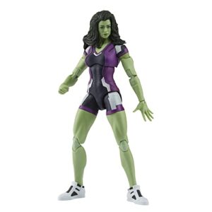 marvel legends series disney plus she-hulk mcu series action figure 6-inch collectible toy, includes 2 accessories and 1 build-a-figure part