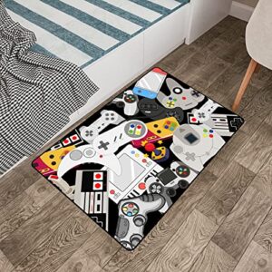 Game Rug Teen Boys Carpet with Game Controller Decoration, 3D Gaming Rugs for Boy’s Bedroom Living Room Playroom, Non-Slip Gamer Carpet Children Gaming Area Rugs (60" x 40")