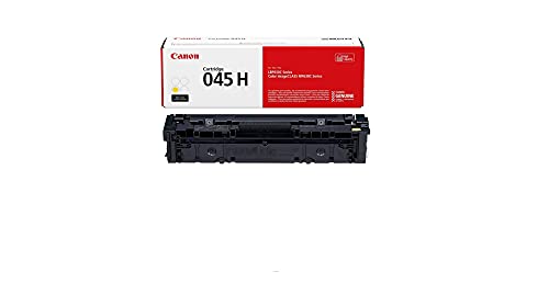 Canon 045H Toner Cartridge Set for Color imageCLASS MF634Cdw, MF632Cdw - Cyan, Magenta and Yellow High Yield -3 Pack in Retail Packaging