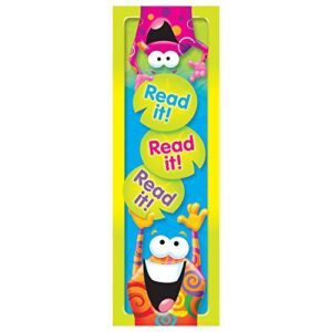 trend enterprises frog-tastic read it bookmarks, 6-1/2 x 2 inches, pack of 36