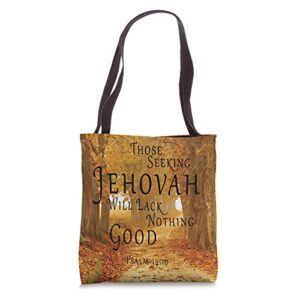 Jehovah's Witness 2022 Year Text ORG JW Tote Bag