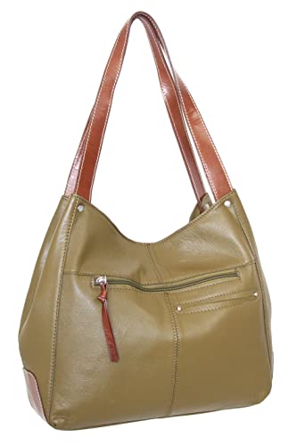 Nino Bossi Handbags Alyssa Satchel (Stone)