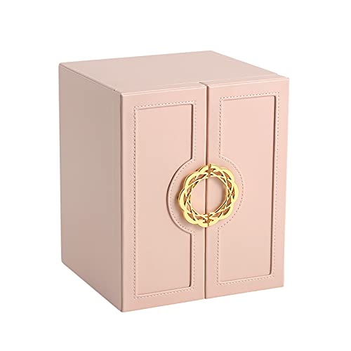 AOSIFIEL Jewelry Boxes Organizers/Case Large Stand up with 5 Drawers Gift for Women Teen Girls Kids Big Jewelry Case/Holder Faux Leather Jewelry Storage/Chest for Necklaces,Earring,Ring,Watch