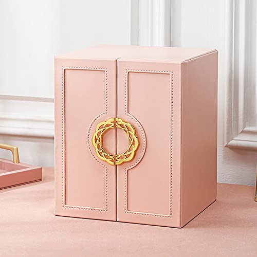 AOSIFIEL Jewelry Boxes Organizers/Case Large Stand up with 5 Drawers Gift for Women Teen Girls Kids Big Jewelry Case/Holder Faux Leather Jewelry Storage/Chest for Necklaces,Earring,Ring,Watch