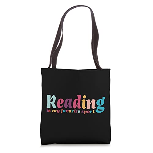 Book Lover shirt Design Reading is my favorite Sport Tote Bag