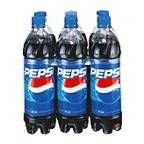 pepsi cola soda 16 oz bottles 6 pack
