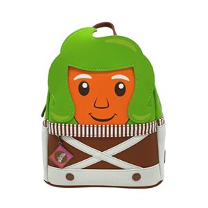 loungefly exclusive willy wonka oompa loompa double strap shoulder bag