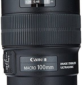 Canon EF 100mm f/2.8L IS USM Macro Lens for Canon Digital SLR Cameras (Renewed)